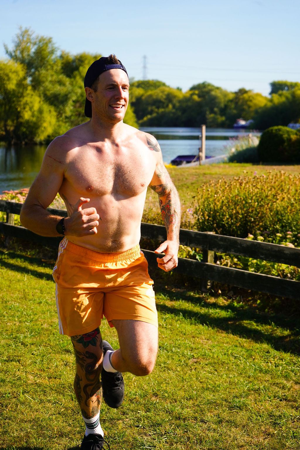 Running by the river